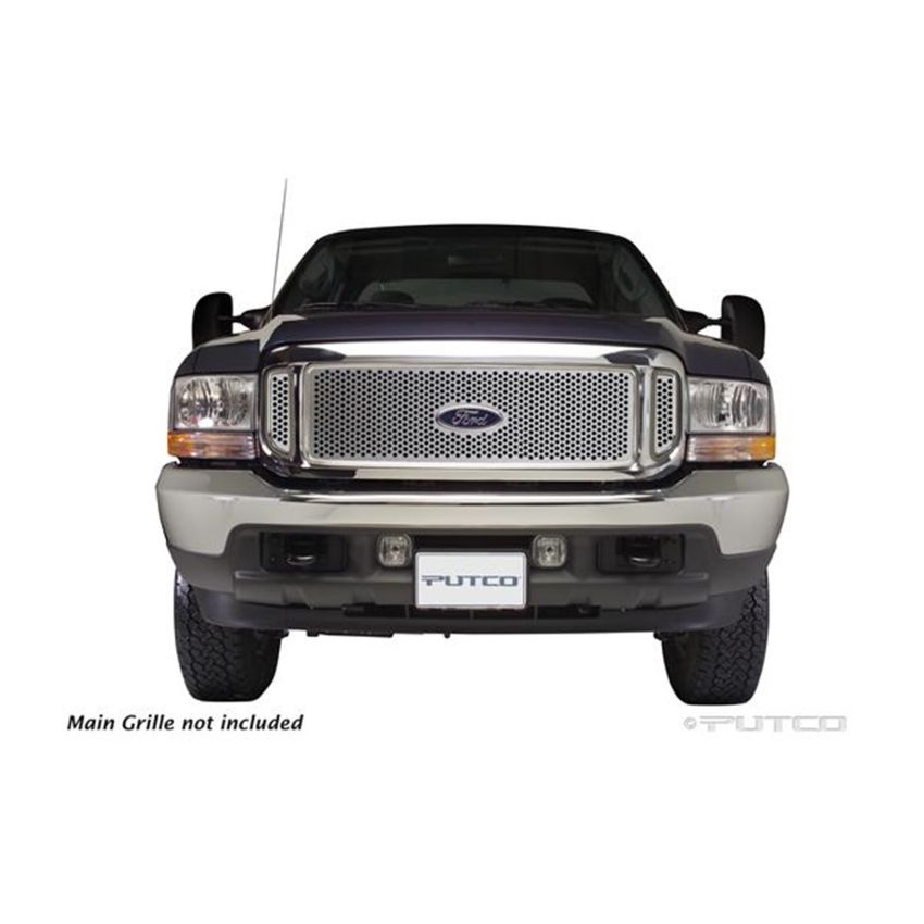 Putco 85105 99-04 Ford SuperDuty - Side Vents Only Punch Stainless Steel Grilles