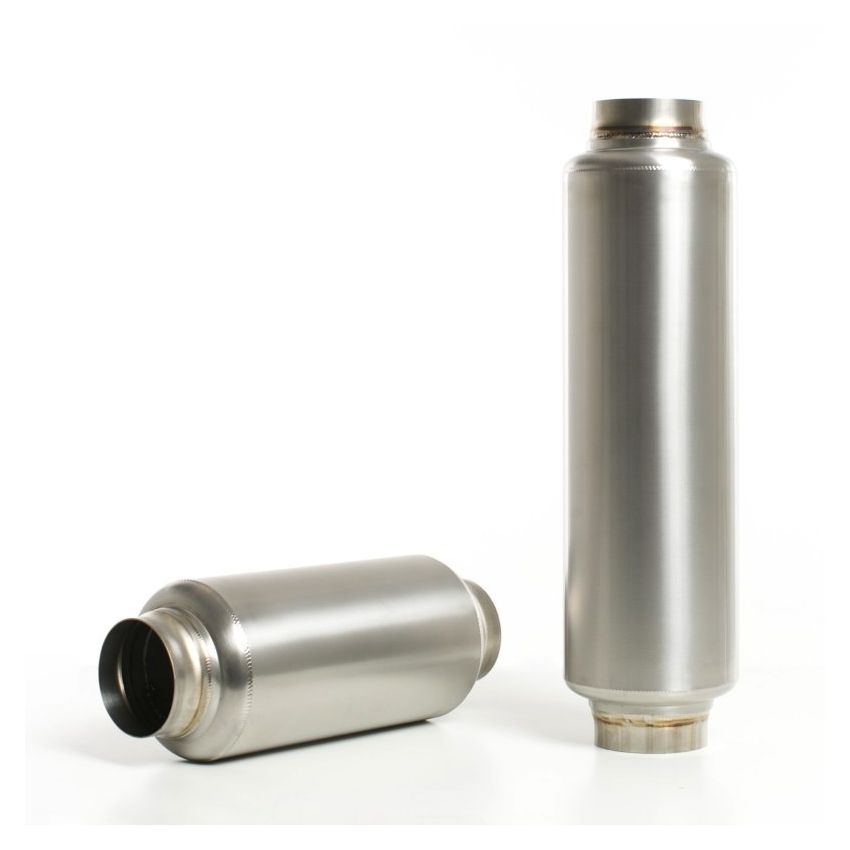 Ticon Industries 12in OAL 3.0in In/Out Ultralight Titanium Muffler
