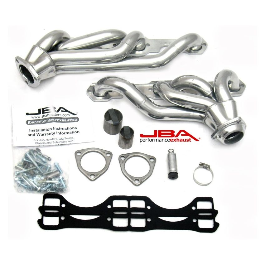 JBA 65-86 GM Truck 265-400 Carbureted w/A.I.R. 1-5/8in Primary Slvr Ctd Cat4Ward Header