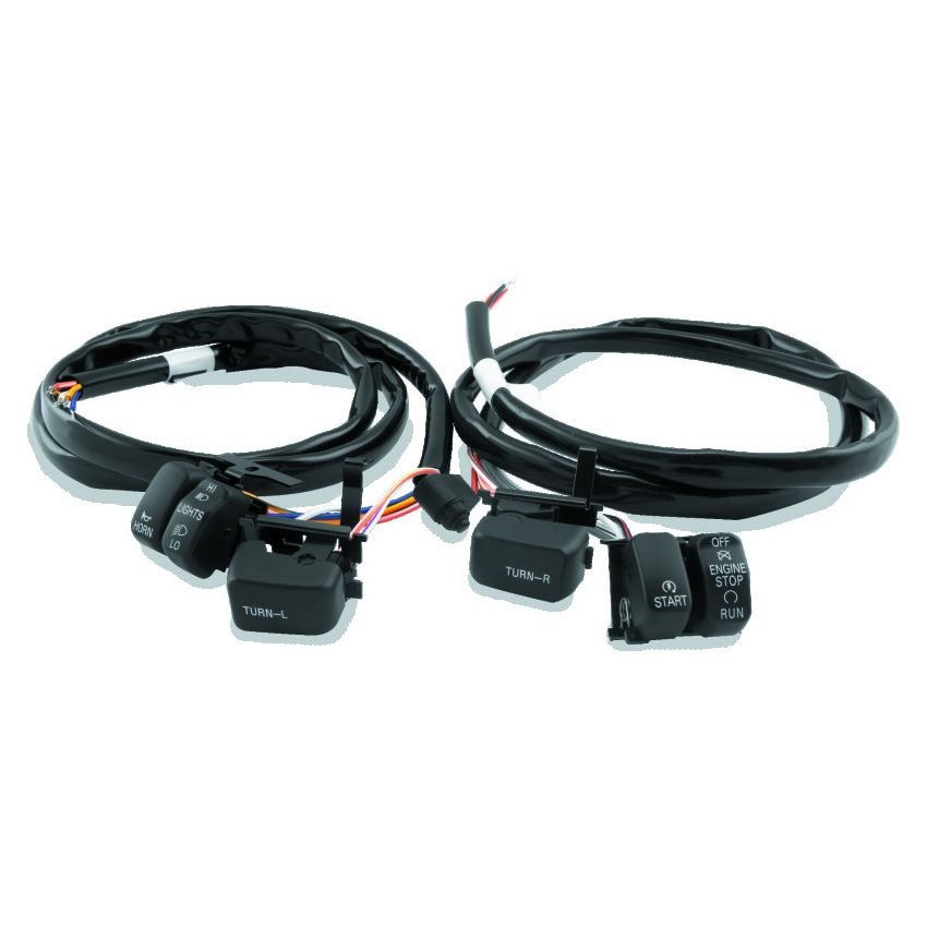 TwinPower 482653 Twin Power 96-06 Big Twin and XL Black Handlebar Switch Kit