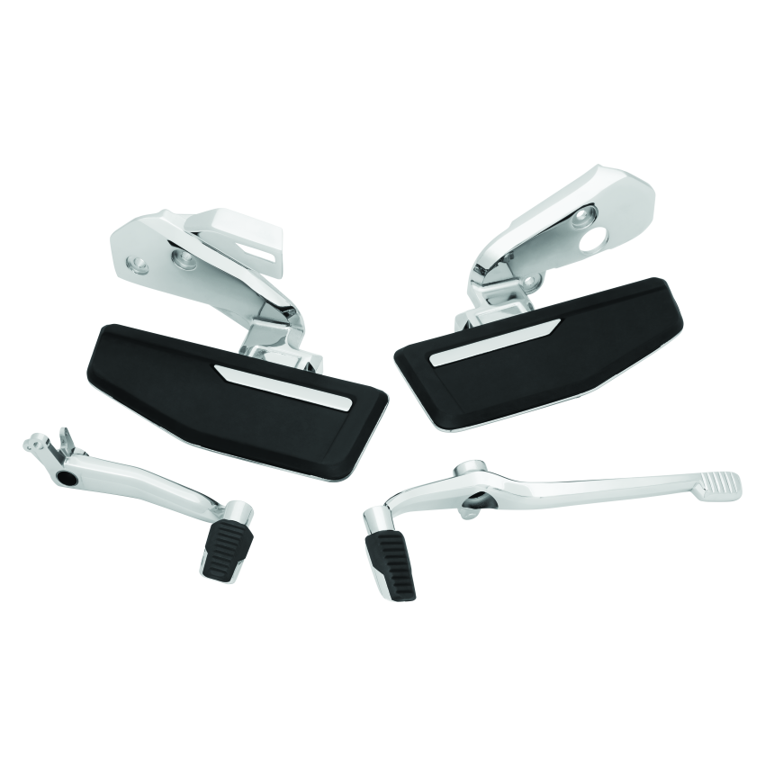 Kuryakyn 6752 Omni Driver Floorboards Chrome