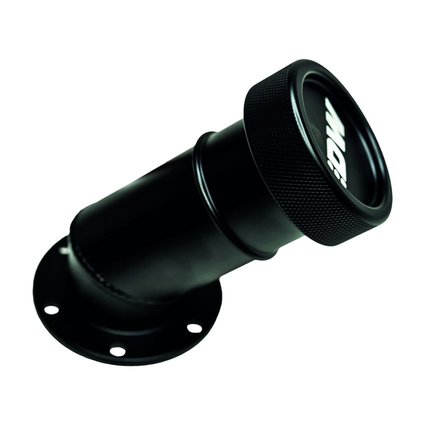 DeatschWerks Angled Filler Neck w/Cap - Matte Black