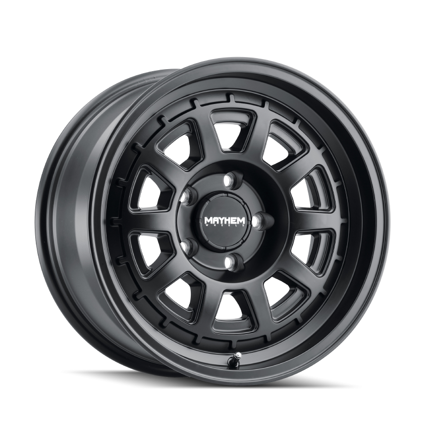 Mayhem 8303 Voyager 17x8.5 / 6x139.7 BP / 0mm Offset / 106mm Hub Matte Black Wheel