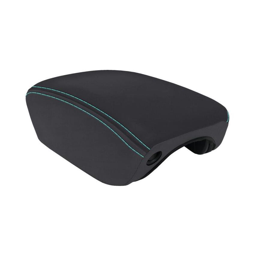 PRP Seats B103-09 PRP 2018+ Jeep Wrangler JL Center Console Cover - Black/Teal
