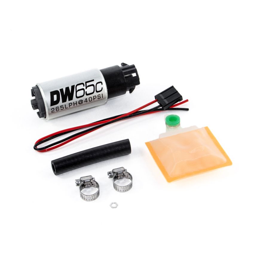 DeatschWerks 265 LPH Compact In-Tank Fuel Pump w/ Clips & Universal Install Kit