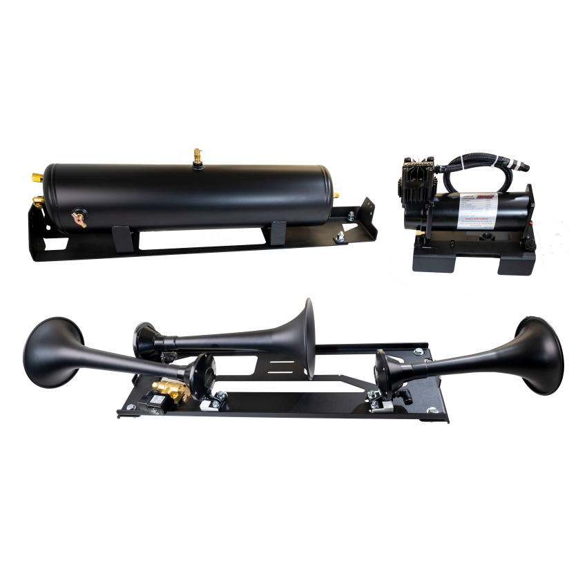 Kleinn Air Horns FSD23-734 Kleinn 23-24 Ford F-250/ F-350/ F-450 Onboard Air System w/ Model 730 Horns