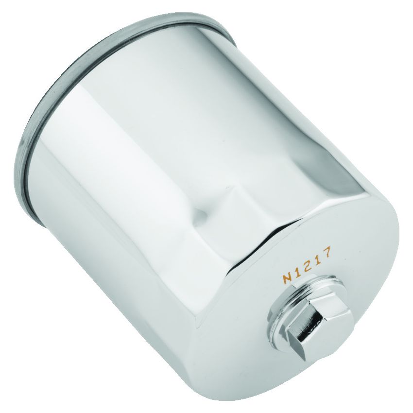 TwinPower 603612 Twin Power 80-98 BT L84-Up XL Power Chr Magnet Oil Filter W/Nut H-D 63796-77A 63805-80A 63806-83