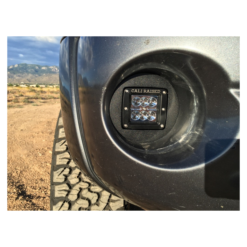 Cali Raised LED CR2456 Cali Raised 2005-2011 Toyota Tacoma Led Fog Light Pod Rep Brackets Kit - Brackets W/ 18W Pods