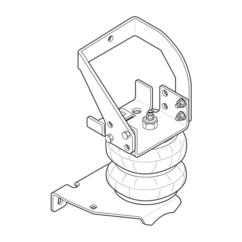 Firestone 2377 Ride-Rite Air Helper Spring Kit Rear 96-07 Ford E-450 (W217602377)