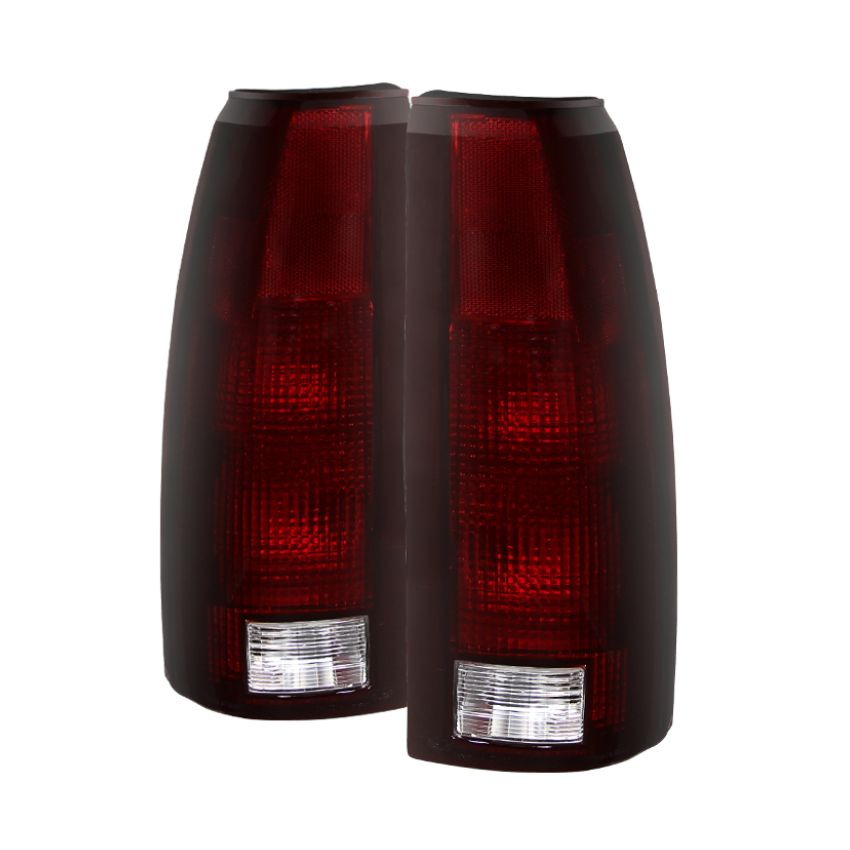 xTune Chevy/GMC C1500/C2500/C3500 88-01 OEM Style Tail Light - Red Smoked ALT-JH-CCK88-OE-RSM