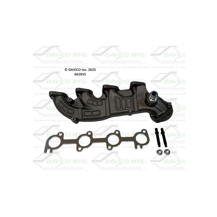 Davico Mfg 662955 Stand alone Exact-Fit exhaust manifold