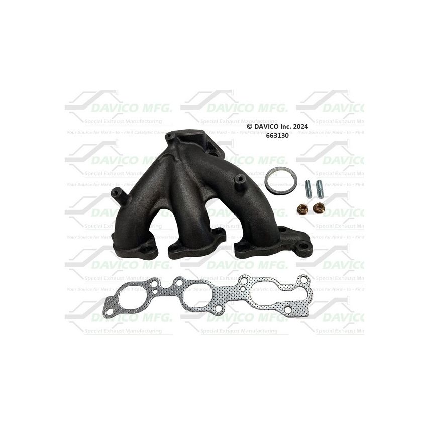 Davico Mfg 663130 Stand alone Exact-Fit exhaust manifold