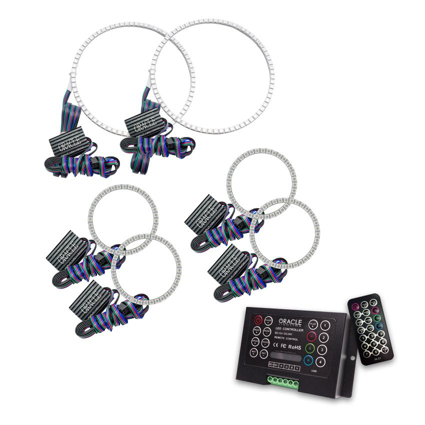 Oracle Lighting 3564-333 ColorSHIFT(tm) Triple Halo Kit, ColorSHIFT(tm) 2.0