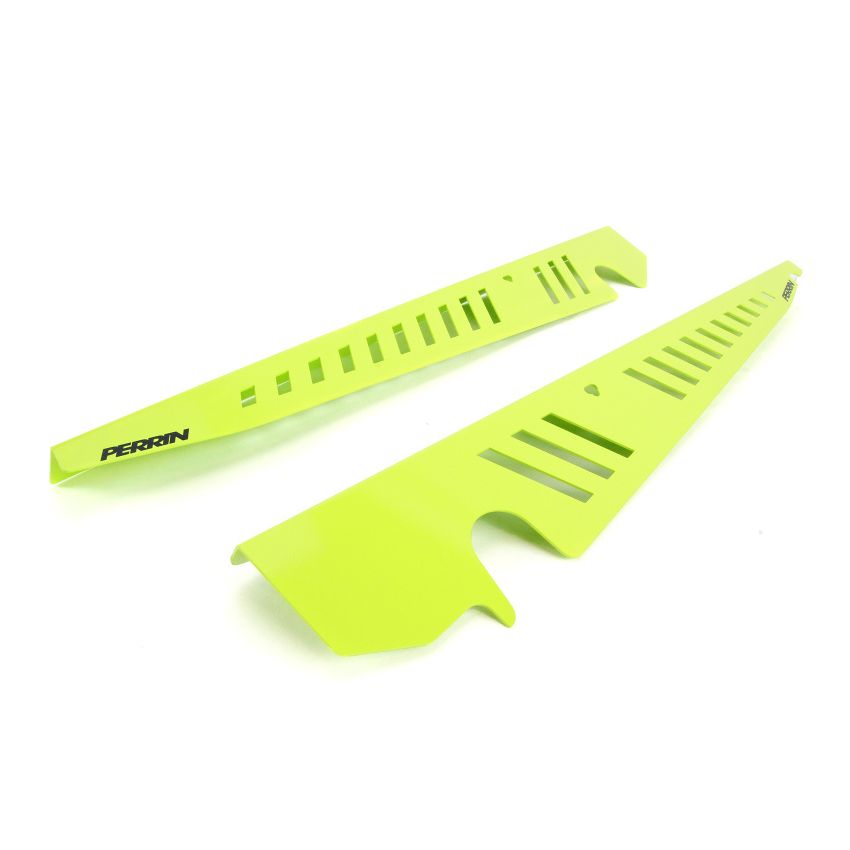 Perrin 2015+ Subaru WRX/STI Fender Shroud Set - Neon Yellow
