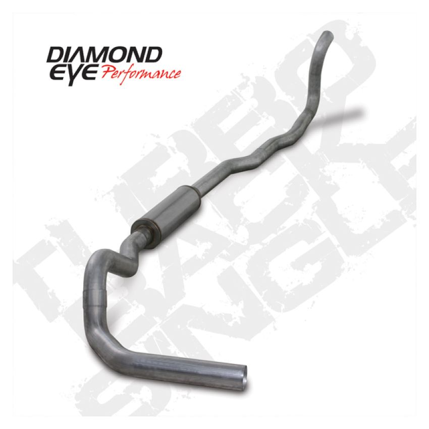 Diamond Eye Performance K4211A Diamond Eye KIT 4in TB SGL AL: 4-WHEEL DRIVE ONLY 89-93 DODGE CUMMINS 5.9L