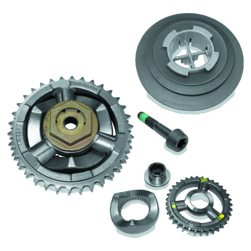TwinPower 496035 Twin Power 07-17 FLH FLT FXST FLST Compensator Sprocket Kit S.E. Style Requires 09 Up Style Rotor