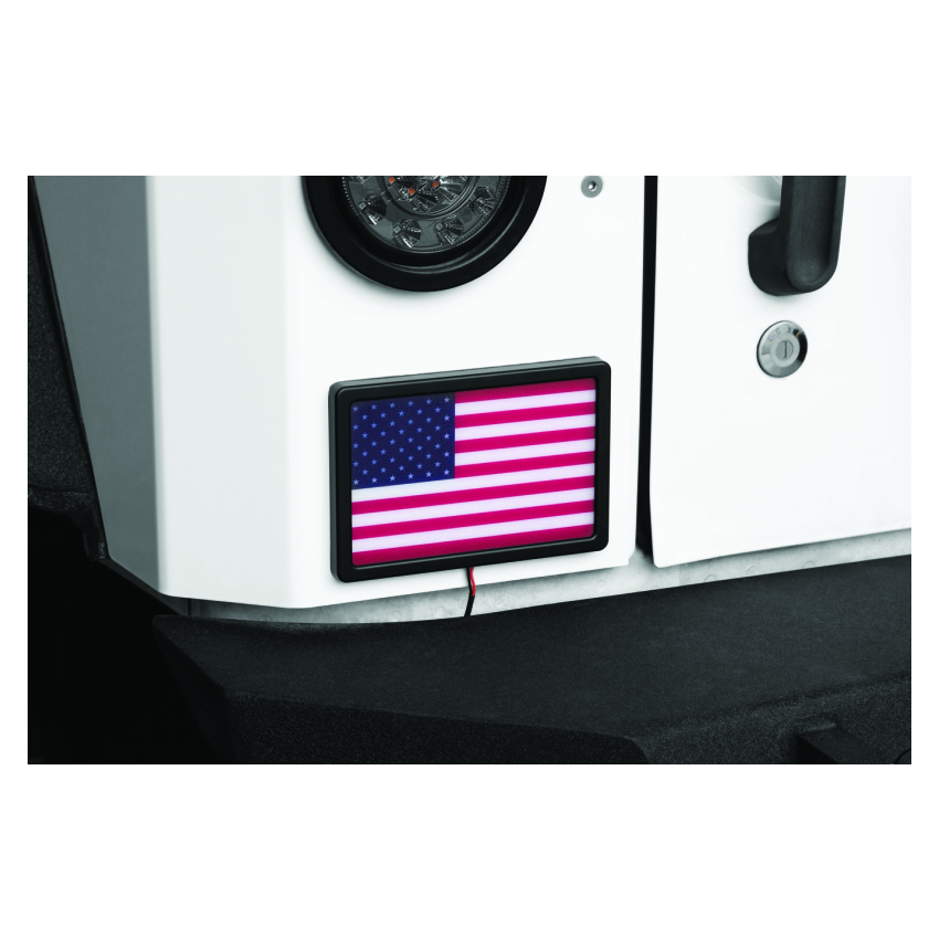 Kuryakyn 2892 Freedom Flag LED 4in X 6in Black