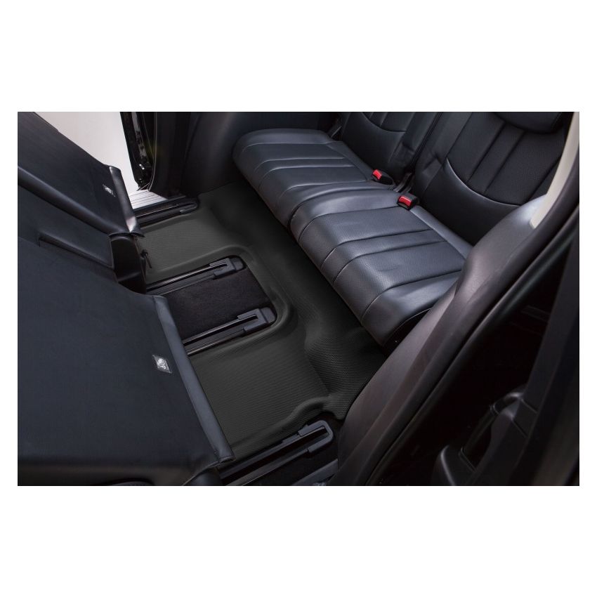 3D MAXpider 2016-2020 Tesla Model X 6-Seats Kagu 3rd Row Floormats - Black
