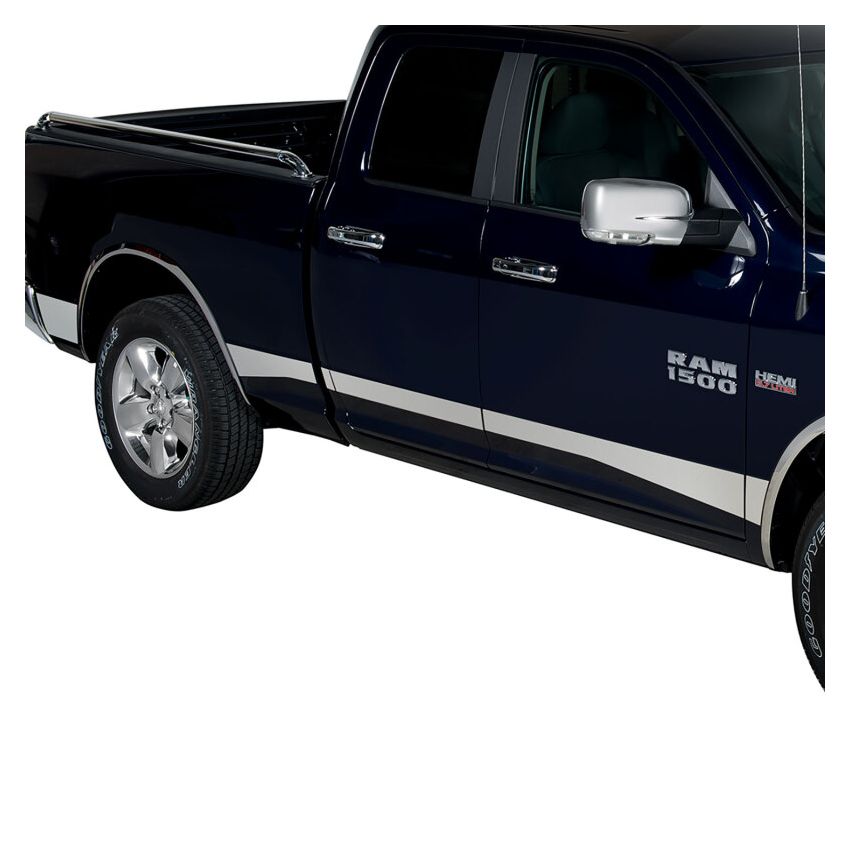 Putco 3751320 19-20 Ram LD - Quad Cab 6ft 4in Standard Box Pro Stainless Steel Rocker Panels