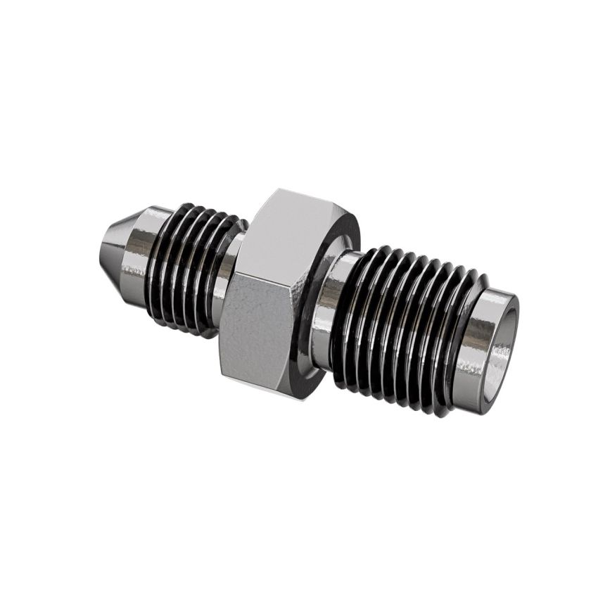 Goodridge P10716-03C Straight Male Adaptor AN3 to 7/16x24 Inverted