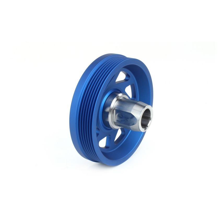 Perrin 18-22 Subaru Crosstrek / 19-22 Ascent Lightweight Crank Pulley (FA/FB Eng w/Small Hub) - Blue