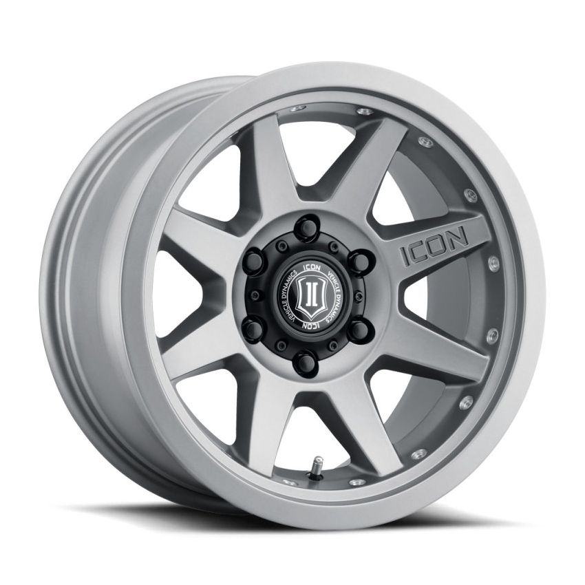 ICON Rebound Pro 17x8.5 6x5.5 0mm Offset 4.75in BS 106.1mm Bore Titanium Wheel