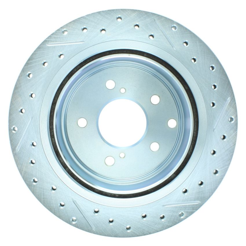 StopTech 89-96 Nissan 300ZX Select Sport Slotted & Drilled Right Rear Brake Rotor