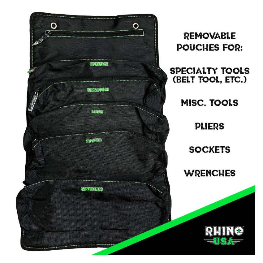 Rhino USA RNO-TOOLROLL-CAMO Heavy Duty Off-Road Tool Bag/Roll Camo