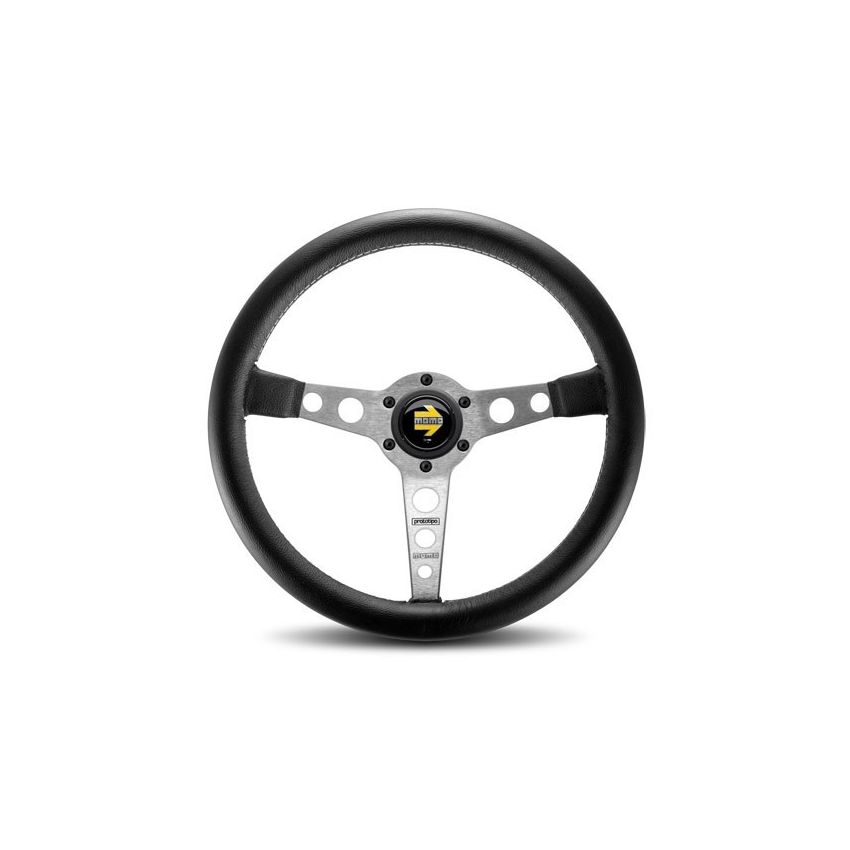 Prototipo Steering Wheel Leather Silver Spoke
