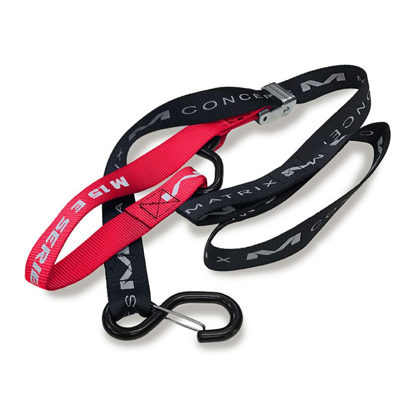 Matrix Concepts E1-302 E Series 1.5 Inch Tie Down Set - Red