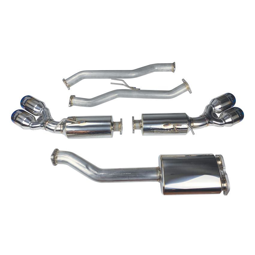 Injen SES1386TT 10-13 Hyundai Genesis Coupe 2.0L(t) 4cyl SS Exhaust w/ 76mm Y-Pipe Resonator/Molded SS Flanges