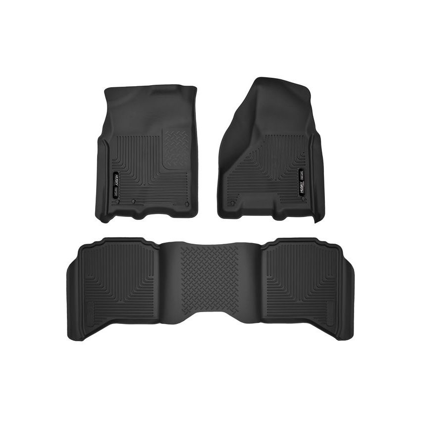 HUSKY LINERS HSK53608 Front & 2nd Seat Floor L iners X-act Contour