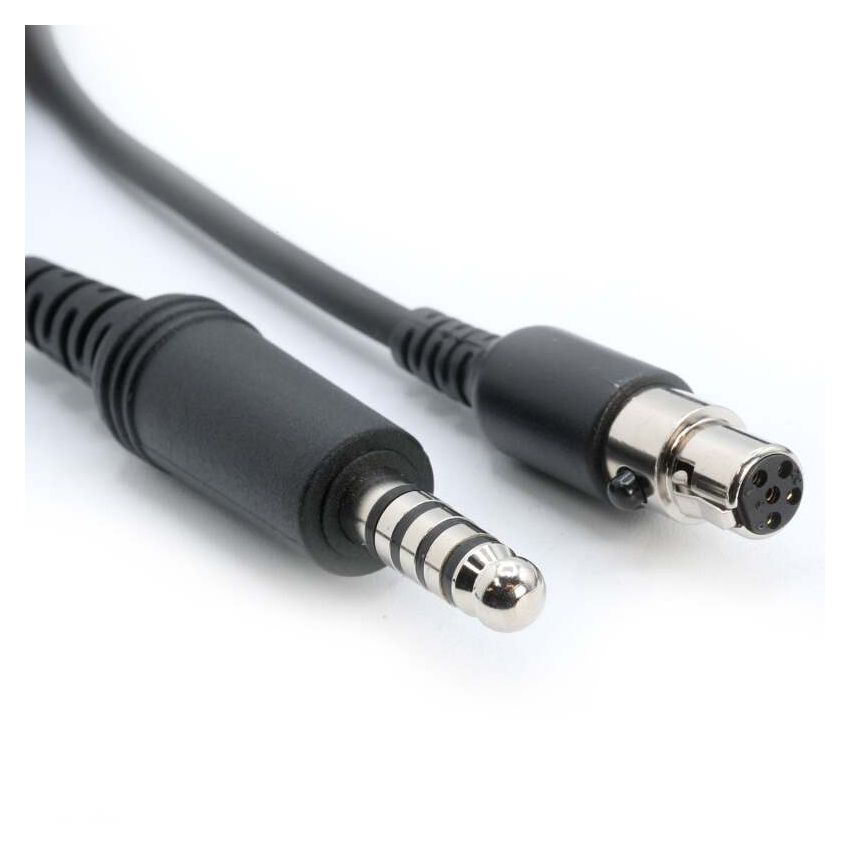 Rugged Radios CC-FIRECOM-15 Firetruck Intercom Headset Coil Cord for Firecom Style Jacks 15 Foot