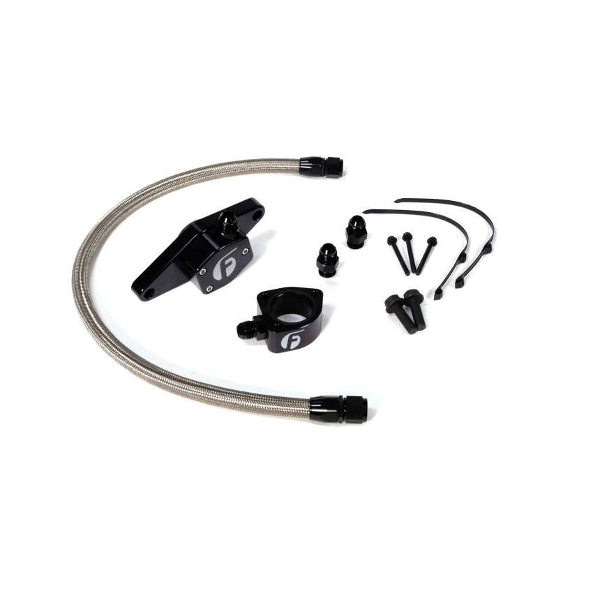 Fleece Performance 98.5-02 VP Coolant Bypass Kit w/ Stainless Steel Braided Line