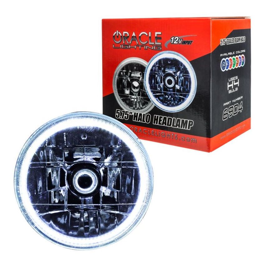 Oracle Lighting 6904-001 ORACLE Lighting Pre-Installed Lights 5.75 IN. Sealed Beam - White Halo