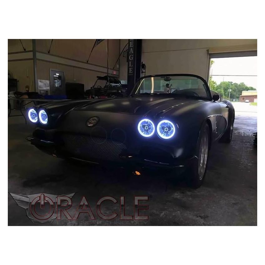 Oracle Lighting 6904-001 ORACLE Lighting Pre-Installed Lights 5.75 IN. Sealed Beam - White Halo