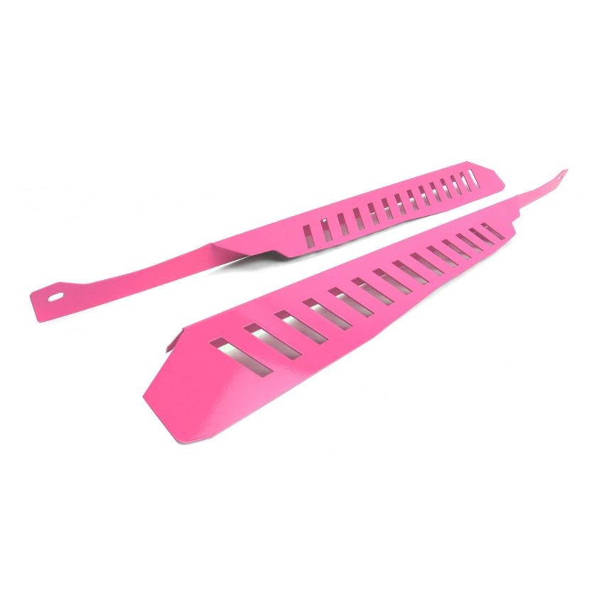 Perrin 08-14 Subaru WRX/STI Fender Shroud Set - Hyper Pink