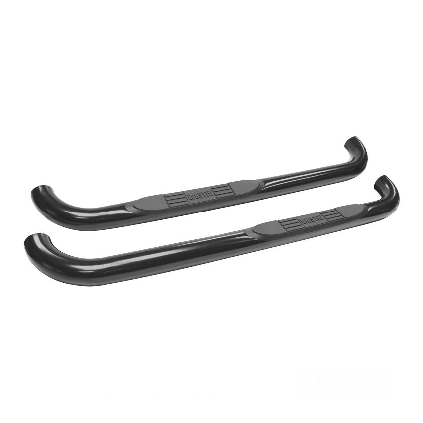 Westin 2007-2017 Jeep Wrangler 2dr E-Series 3 Nerf Step Bars - Black