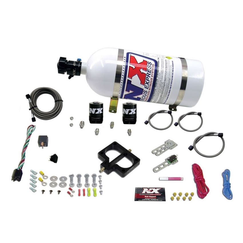 Nitrous Express Dodge TBI (Magnum) Nitrous Plate Kit (Magnum Engine) w/10lb Bottle