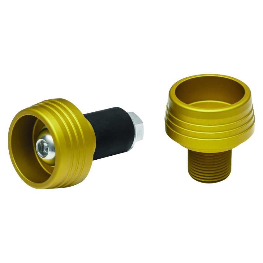 Kuryakyn 3810 Lodestar Front Axle Slider Gold