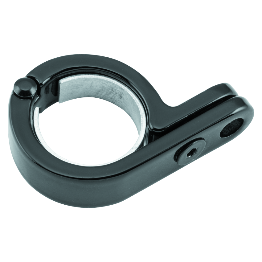 Kuryakyn 4023 P-Clamp 1-1/8in-1-1/4in P-Clamp Black