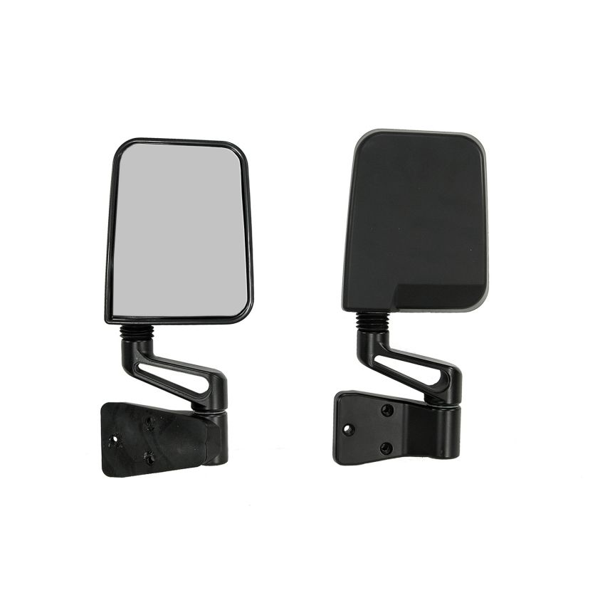 Rugged Ridge 87-02 Jeep YJ/TJ Black Door Mirror Kit