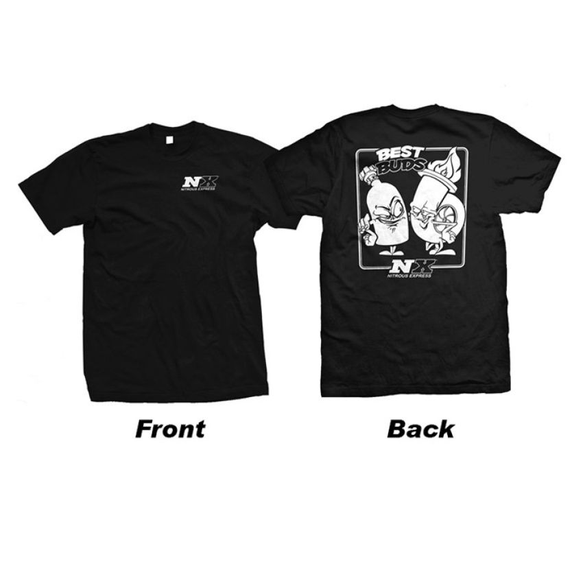 Nitrous Express Best Buds T-Shirt Large - Black