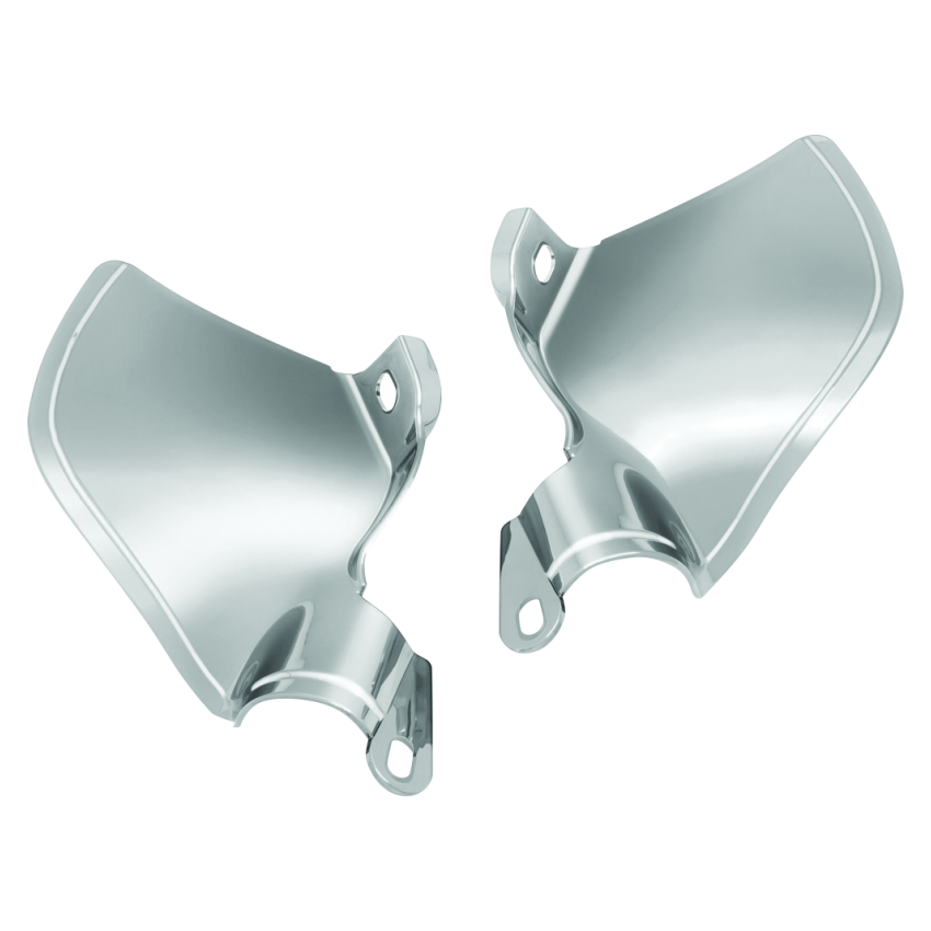Kuryakyn 5789 Saddle Shields Heat Deflectors 18-Up Softail Models Smoke