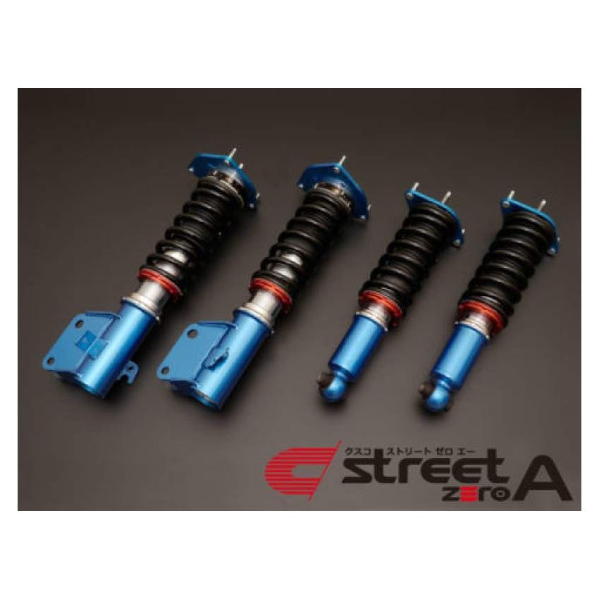 Cusco 6A1 61N CN Coilovers Street Zero A Front -Pillow / Rear -Rubber Upper 2015+ WRX STI ONLY