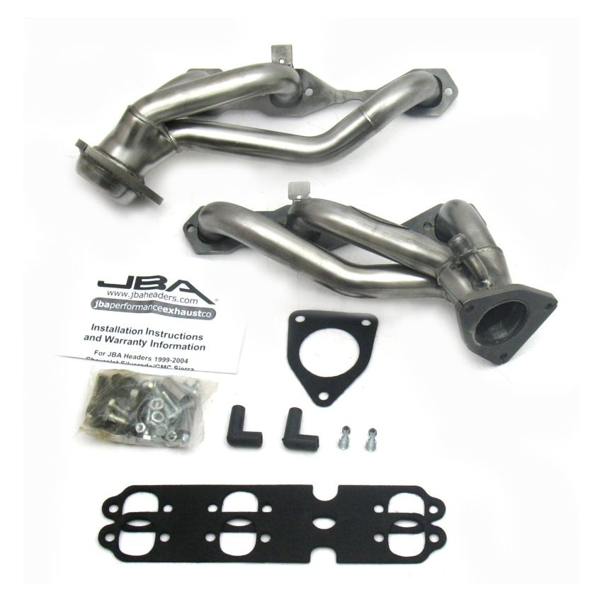 JBA 99-02 GM Truck 4.3L V6 w/o A.I.R. Injection 1-1/2in Primary Raw 409SS Cat4Ward Header