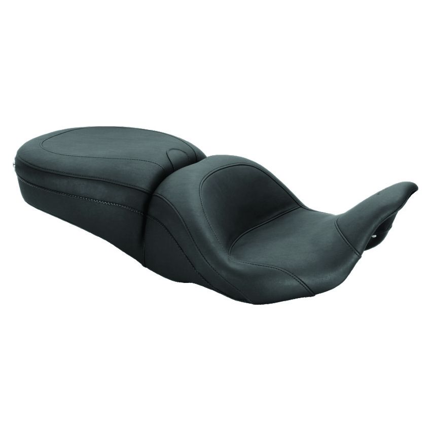 Mustang Motorcycle 79700 Mustang 08-21 Harley Electra Glide, Rd Glide, Rd King, Str Glide Lowdown Touring 1PC Seat - Black