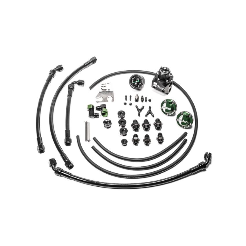 Radium Engineering Nissan R35 GT-R VR38DETT Fuel Rail Plumbing Kit