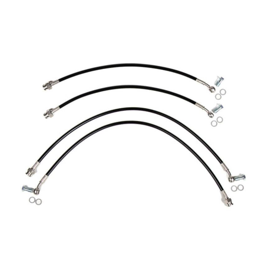 Chase Bays CB-CC-FWEXT 97-13 Chevrolet Corvette C5/C6 Front and Rear Extended Caliper Brake Lines