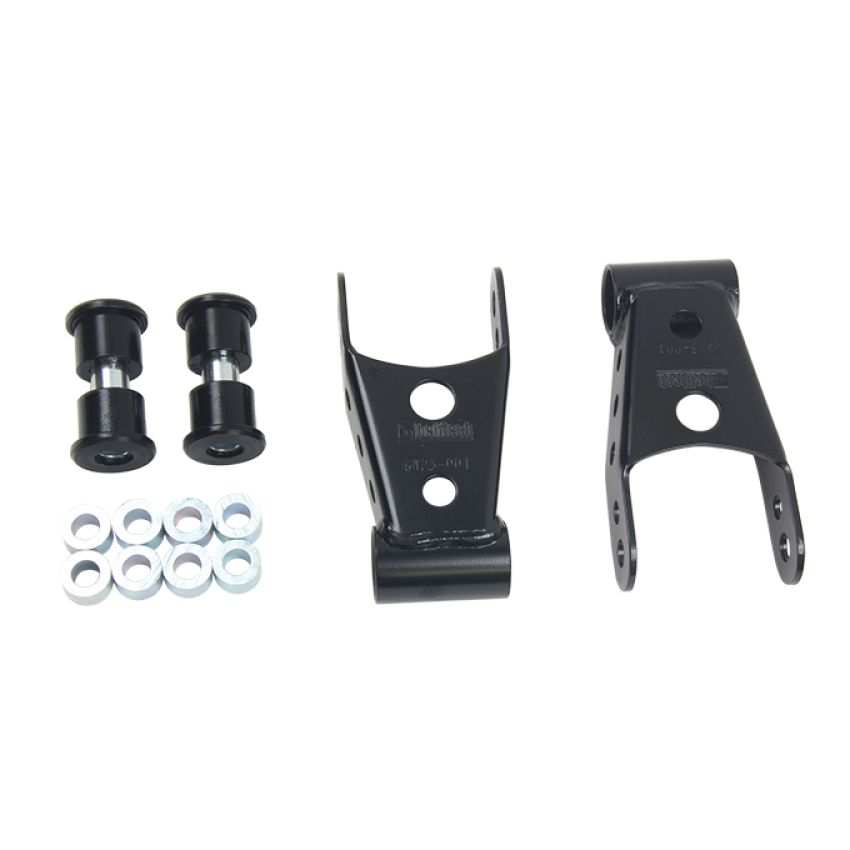 Belltech SHACKLE KIT 15-16 Ford F150 (All Cabs) 4WD 1in / 2in Rear Drop
